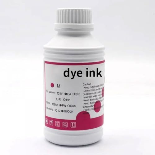 TWEJHX 500ml Farbstoffdiffer -Tinte kompatibel mit Plotter -Druckern Modellen IPF650 IPF655 IPF685 IPF700 IPF710 IPF750 IPF755 IPF760 IPF765(M)