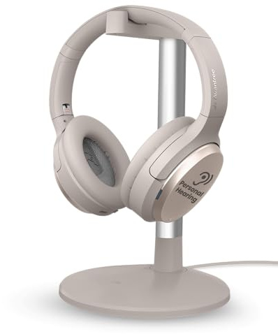 Avantree Eon Me - Bluetooth-Kopfhörer mit personalisiertem Klang | App-Klangtest passt jedes Ohr separat an; klare Stimmen, 60 Std. Akku, Ladestation und austauschbare Teile