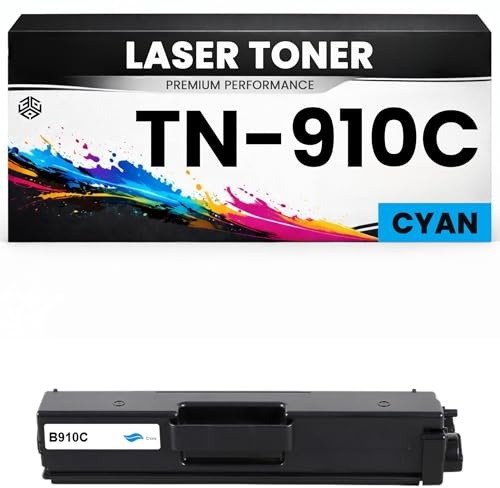 XL Toner TN-910C Cyan für Brother kompatibel TN910C Premium Alternative Günstig HL-L9310CDW/9310CDWT/9310CDWTT MFC-L9570CDW/9570CDWT HL-L9310CDWT