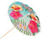 Boland 52483 - Cocktail-Schirmchen Paradise, 6 Stück, Länge Holzstab 18 cm, Cocktail-Spieße, Getränke Schirmchen, Hawaii, Gartenparty, Beach Party, Geburtstag, Mottoparty, Karneval