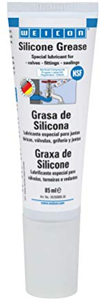 WEICON 26350085-36 Graisse en Silicone 85 g, lubrifiant pour valves, Cadres et Joints, incolore