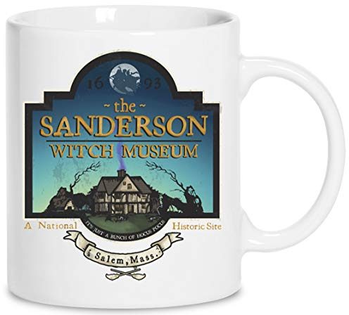 Sanderson Witch Museum 2 - Hocus Pocus Ceramica Bianco Tazza Cup Mug