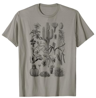 Tableau vintage cactus botanique Saguaro cactus rétro désert T-Shirt