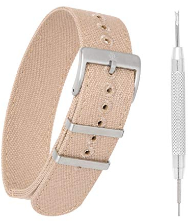 Sniper Bay® Single Pass Leinen NATO Uhrarmbänder