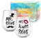 Yalucky Mr Right and Mrs Always Right Weingläser Set für Paare Geschenk Valentinstag Jahrestag Geschenk für Ihn Sie Hochzeitsgeschenke für Brautpaar Geschenke Hochzeit Personalisiert