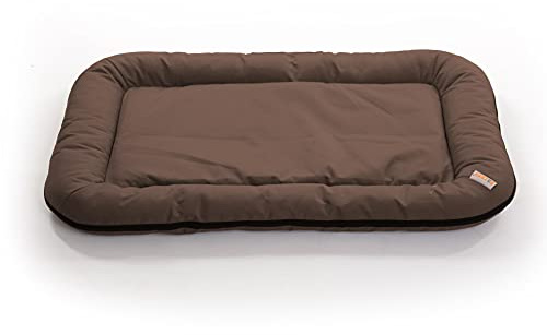 ESTEXO Hundebett Hundekissen Hundekorb Haustierbett Katzenbett Hundesofa Teflon Matte Dunkelbraun 150x120 cm