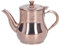 Teiera in Acciaio Inossidabile, Brocca Moderna in Oro Rosa con Coperchio Integrato per Infusore e Manico Antiscottatura per Succo di Caffè Acqua 500ml