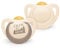 NUK for Nature Babyschnuller | Nachhaltige Gummischnuller | Über 98 % natürliche Rohstoffe | 18-36 Monate | Weiß | 2 Stück