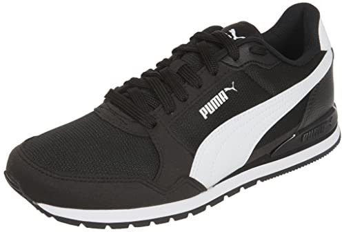 PUMA ST Runner v3 Mesh V Sneakers Teenager, Black-White, 36 EU