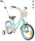 sun baby Mädchenfahrrad 14 Zoll Radgröße Heart Bike zur Auswahl, mit Abnehmbarer Schubstange, Kinderfahrrad für Mädchen von 2 bis 6 Jahre (Mintgrün/Schwarz, 14 Zoll)