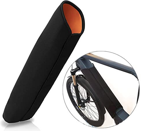 E-Bike Battery Protective Case Ebike Battery Cover Water-proof Dustproofs Wear Resistants Bike Frame Bag Battery Bag Battery Thermal Cover in The Down Tube, E-bike Battery Protective Case Black