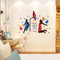 PLIGREAT 2 Blatt Kühl Basketball Wandtattoo Push Your Limit Inspirational Zitat Wandaufkleber Dunk Poster Wandsticker für Jungenzimmer Wohnzimmer Schlafzimmer Großformat Teenager Geschenk