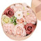 Künstliche Seife Blumengeschenkschachtel, Karnation Rose Duftseifen, Karnation Rose Blütenblatt Duft Bad Körperblumendekoration Geschenk für Hochzeit, Muttertag, Valentinstag, Abschluss