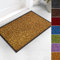 casa pura Schmutzfangläufer mit Schnörkelmuster - Schmutzfangmatte Meterware nach Maß - Qualitätsprodukt aus Deutschland - Flurläufer, Küchenläufer, Teppichläufer - Läufer in Beige (60 x 90 cm)