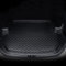 ZIAMOO Auto Leder Kofferraummatten für VW Tiguan II Allspace 7-seat 2017 2018 2019 2020 2021 2022, Cargo Teppich Kratzfest rutschfest Laderaumwanne Car Innenraum ZubehöR,Black Black line