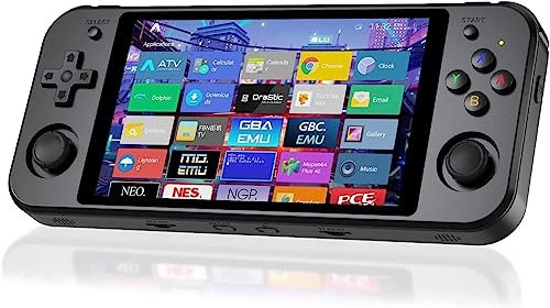 Console de jeu portable RG552, puce RK3399 double système Linux, système Android avec carte SD 64 Go intégrée 2500 jeux classiques