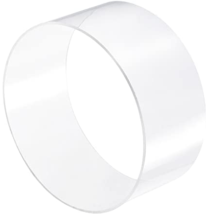 DMiotech 194mm x 200mm 4 Klares Acryl Rohr Starrer Plastik Schlauch für Aquarium Wasser Rohre Wasser Kühlung System Sanitäranlagen