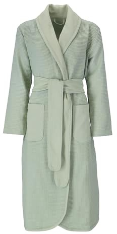 Vossen Damen Bademantel Catania Soft Green S