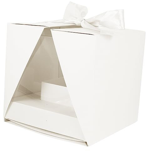 Lurrose 1satz Transparente Blumenverpackungsbox Mit Innenslot Geschenkbox Für Hochzeit Geburtstag Valentinstag Jubiläum Große Bunte Verpackung Für Frische Blumen Und Dekorationen