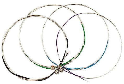 ibasenice 4er-pack Bratschensaiten Aus Edelstahl Metall-bratschensaiten für Anfänger und Profis