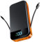 Power Bank 27000mAh PowerBank mit Kabel, Powerbank USB C 22.5W QC3.0 PD20W, Externer Handyakku Powerbank Schnellladefunktion LCD Display 3 Eingang 5 Ausgang Tragbares Ladegerät mit Smartphone
