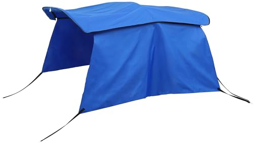 QUARKZMAN 1 Set 600D 3 Bow 6'L x 46 H x 67- 72 W Bimini Top Lona de Cubierta Azul
