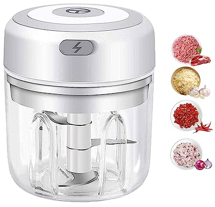 Felenny Electric Mini Food Chopper Portable USB Charging Kitchen Food Processor Blender Mini Food Chopper for Vegetable Fruit Meat Garlic Onion, Kitchen Gadget
