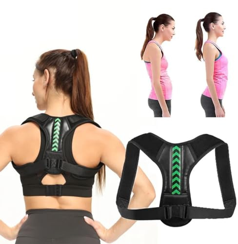 König Design Rücken Geradehalter Haltungskorrektur Rücken Damen und Herren, Leicht Atmungsaktiv Bandage Rückenstütze Schultergurt, Rückenstützgürtel für Rücken Schmerzen Liendern (M)
