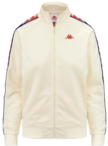 Kappa - Felpa con Zip, Donna, Giallo, Poliestere, SPORT STREET, 222 BANDA WANNISTONGT, Taglia: M