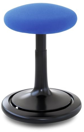 Ongo Classic Stuhl, Ergonomischer Hocker, Gesundheitsstuhl, Sitztrainer, Ergonomischer Bürocker mit Höhenverstellung (Blau, Regular)