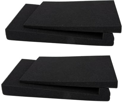 GREENADSCAPE Acoustic Isolation Pads Speaker Soundproofing Sponge Vibration Absorbing Cushions