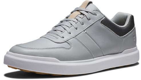 FootJoy Herren Contour Casual Golfschuh, Grau Grau Weiß, 44 EU