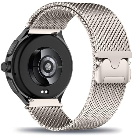 KMKJSH Magnetisch Armbänder für Xiaomi Mi Watch S4 Armband, Metall Edelstahl Mesh Verstellbarer Damen Herren Elegant Ersatzarmband Kompatibel mit Xiaomi Mi Watch S4 Uhrenarmband