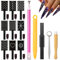 Nagel Magnet 14 Stück Cateye Magnet Nail Art Werkzeug Magnetstift Nagellack Magnet DIY Magic 3D Cat Eye Magnet für Katzenauge UV Gel Polnisch