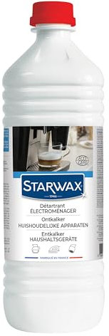 STARWAX - Détartrant Electroménager - Efficace même surfaces très entartrées - Action rapide - Efficace à froid - 100% d'origine naturelle - - Prêt à l'emploi - 1L