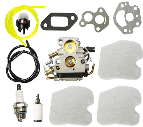 Carburateur avec Filtre à air Bougie d'allumage pour Husqvarna 235 235E 236 236E 240 240E 120 MARK 2 Jonsered CS2234 CS2238 Tronçonneuse compatible avec C1T-W33 4 Zama 574719402 545072601