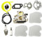 Carburateur avec Filtre à air Bougie d'allumage pour Husqvarna 235 235E 236 236E 240 240E 120 MARK 2 Jonsered CS2234 CS2238 Tronçonneuse compatible avec C1T-W33 4 Zama 574719402 545072601