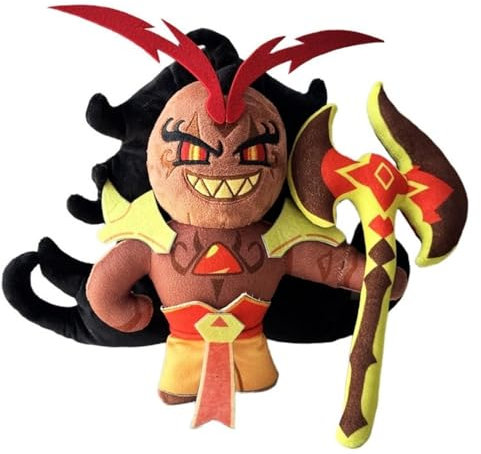 RDCIRP Cookie Run Kingdom Plüschtier, Shadow Milk Cookie Plüsch for Spielefans, Kinder und Erwachsene, Halloween, Weihnachten, Geburtstag, Wahl for Jungen und Mädchen, Heimdekoration(A)