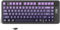 ZIYOU LANG M75 Kabellose Gaming-Tastatur mit Smart-Display und Drehknopf, Bluetooth/2,4 GHz, PBT-Tastenkappen, Regenbogen-Hintergrundbeleuchtung, TKL-Membrantastatur mit 82 Tasten-Lila