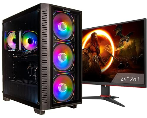 Captiva Gaming PC Bundle I95-214|i5 12400F|32GB DDR4|RTX 5060|1 TB|23.80|FreeDOS