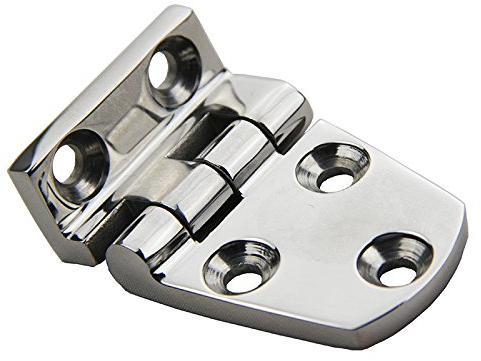 2 Pcs Edelstahl 316 5 Löcher versetzt Tür Scharniere Scharnier 5mm7 X 38mm senkrecht Marine Boot Hardware