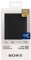 Sony 10,000mAh Compact Portable Power Bank Charger - Precharged Hybrid Gel Lithium Polymer Series (1.5A Output) with Micro USB and USB-C cables - Black