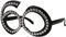 Fenteer Gute, Brille mit Strass Glitzersteinen Deko 30./40./50./60. Geburtstag Party Requisiten