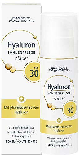 Medipharma Cosmetics, Hyaluron Sonnenpflege Ges.AntiPig.AntiAge Lsf50 100 G