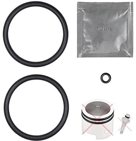 Snapworld-Kaffee Dichtung Wartungssatz O-Ringe + Fett passend für Krups EA XP ES & Rowenta für die Brüheinheit Brühgruppe Anpresskolben Kolben Set-24+F
