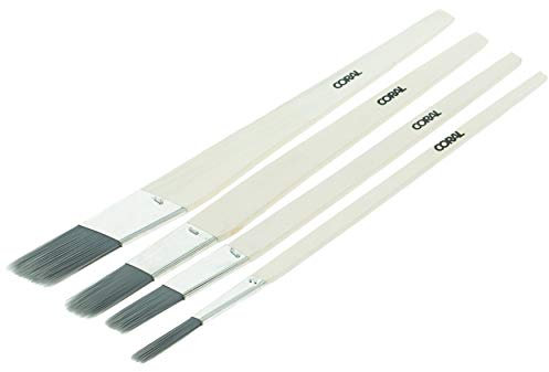 Coral Precision Lining Fitch Brushes 4-Set