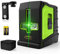 Zokoun Green Laser Level, Self Leveling Cross Line Large Fan Angle 110 Vertical/Horizontal Line with 360° Magnetic Base, Class 2 Standard, Recommended for Indoor use(GF011G)