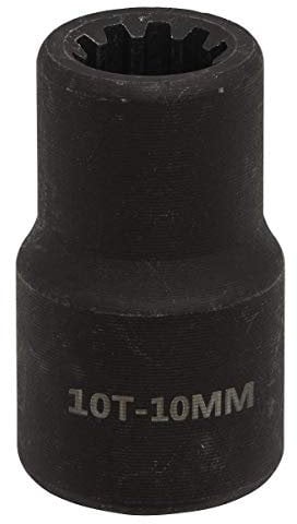 Sealey VS0983 3/8 Sq Drive 10mm Square Ribe Brake Caliper Socket 10pt