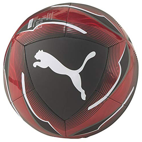 Puma AC Milan Icon 2020-2021 Fußball, Puma Black-Tango Red, Größe 5