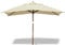 Jati Umbra 3m x 2m Rectangular Garden Parasol with Cover (Natural) - Oblong | Double-Pulley | 2-Part Pole